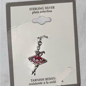 NEW STERLING SILVER 925 ballerina charm